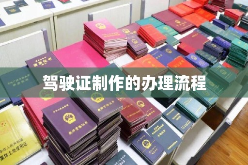永丰驾驶证制作的办理流程