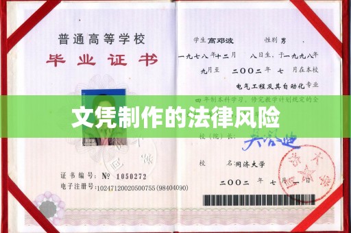 永丰文凭制作的法律风险