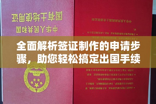 永丰全面解析签证制作的申请步骤，助您轻松搞定出国手续