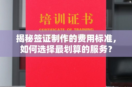 永丰揭秘签证制作的费用标准，如何选择最划算的服务？